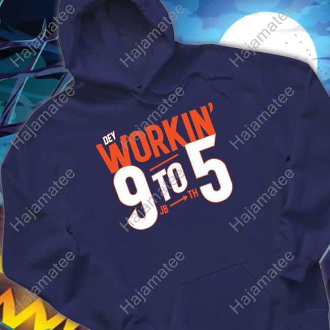 Official Cincy Shirts Dey Workin' 9 To 5 Shirt